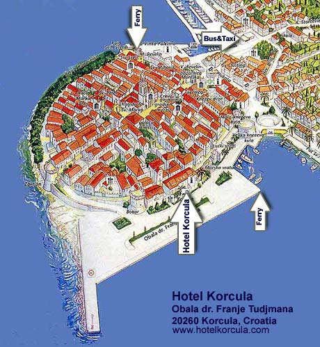 korcula map