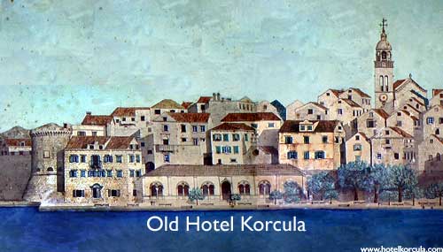 Hotel Korcula in the old times